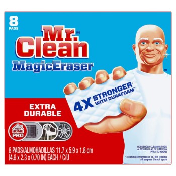 A Magic Eraser 10 pack on display.