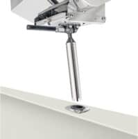 A grill mount on display