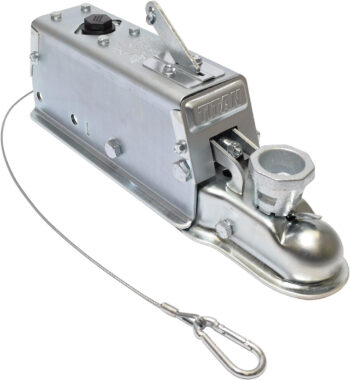 A Dico - Titan Model 60 surge brake actuator on display with a white background.